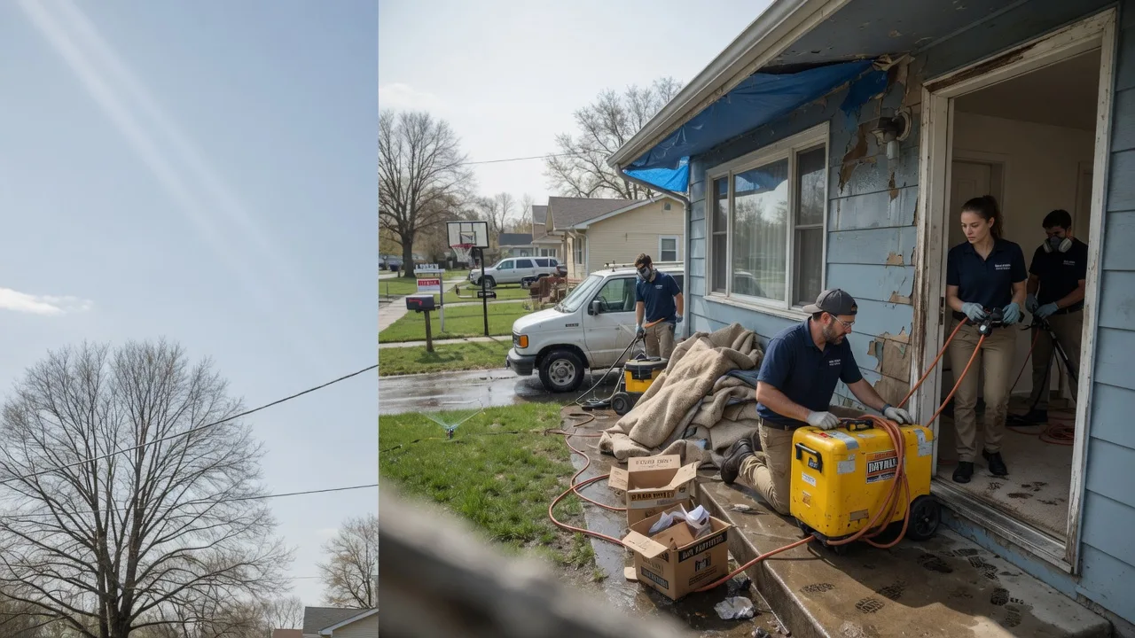Basement Flood Cleanup in Peshtigo, WI near me